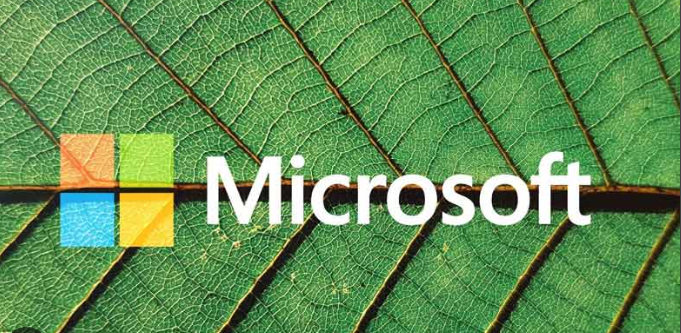 microsofts green energy